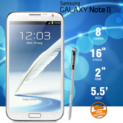 Samsung Galaxy Note II N7100R, White